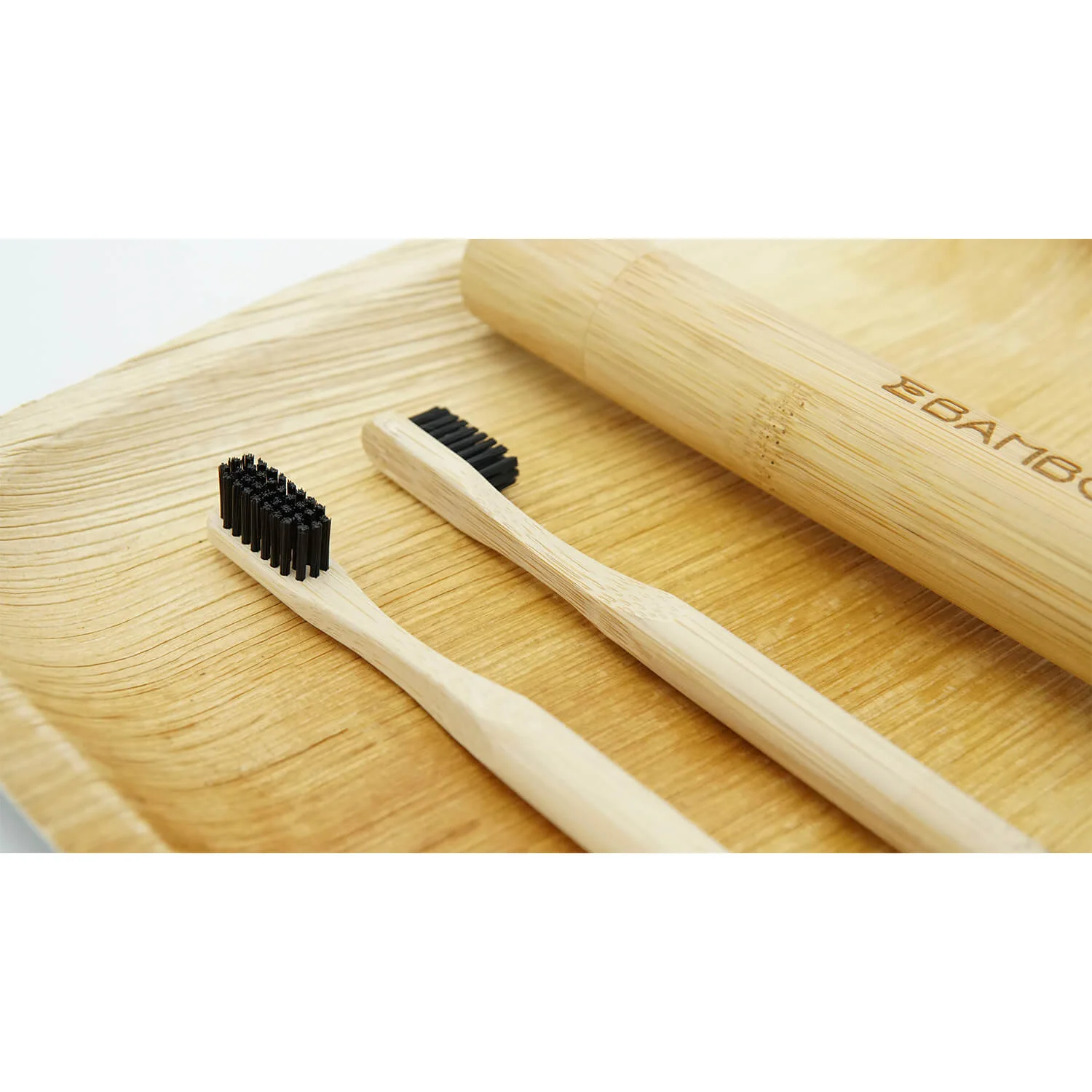 Cepillo de dientes de bambú con funda - EBAMBOO